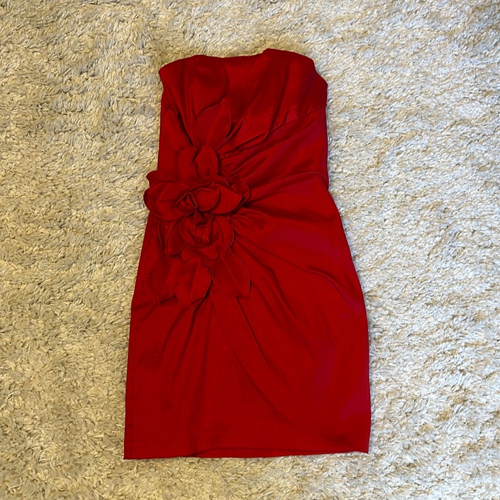 Cache Sexy Red Cocktail Dress